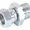 Hydraulikadapter 1/2'' BSP Han x M16 x 1.50 Millimeter Drejelig hun