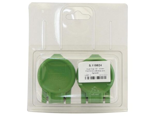 Faster Støvhætte 1/2'' Grøn Passer på: Hun-kobling - TA-serien TA12V (2 stk. Agripak)