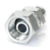 Hydraulikadapter 9/16'' JIC Han x 3/8'' BSP Drejelig hun