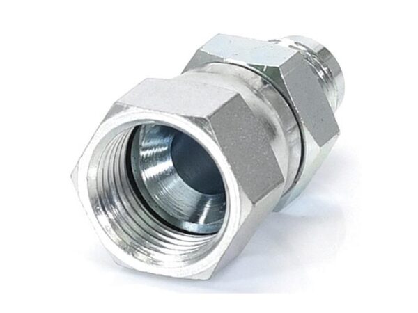Hydraulikadapter 9/16'' JIC Han x 3/4'' JIC Drejelig hun