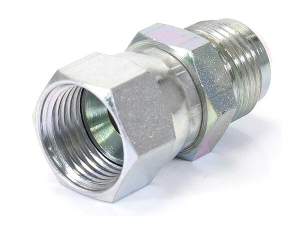 Hydraulikadapter 7/8'' JIC Han x 7/8'' JIC Drejelig hun