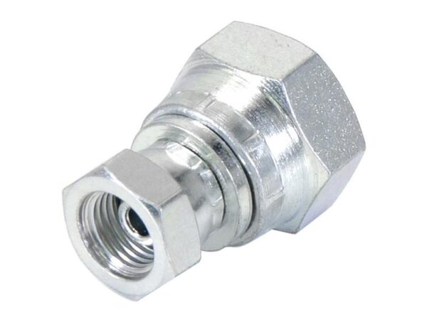 Hydraulikadapter 1/4'' BSP Drejelig hun x 1/2'' BSP Drejelig hun