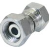 Hydraulikadapter 3/8'' BSP Drejelig hun x M18 x 1.50 Millimeter Drejelig hun
