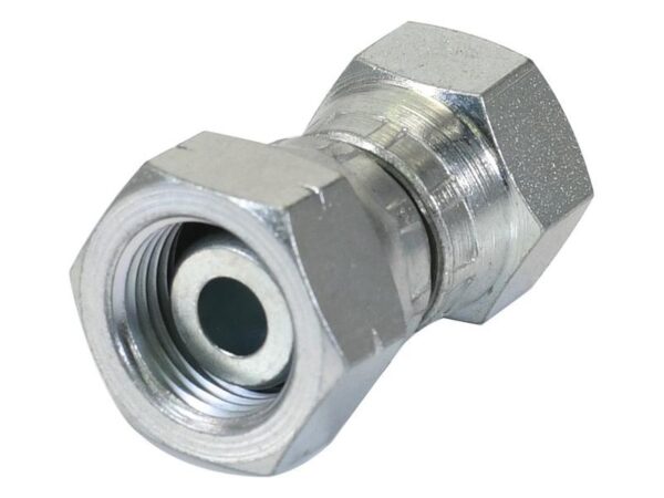 Hydraulikadapter 3/8'' BSP Drejelig hun x M18 x 1.50 Millimeter Drejelig hun