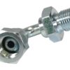 Hydraulikadapter 1/4'' BSP Han x 1/4'' BSP Drejelig hun 90° Bøjning