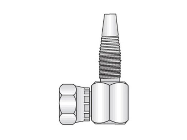 Indstik 3/8' bsp 90* Kompact