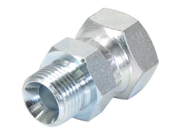 Hydraulikadapter 1/4'' BSP Han x 1/2'' BSP Drejelig hun