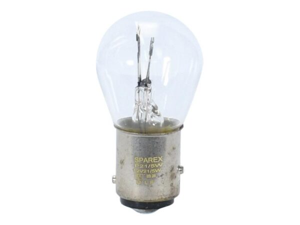 Pære P21/5W, 12V, 5W, BAY15d (Agripak 3 stk.)