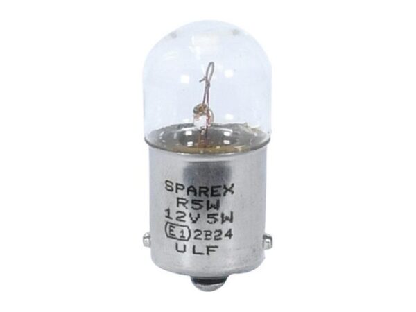 Pære R5W, 12V, 5W, BA15s (Agripak 5 stk.)