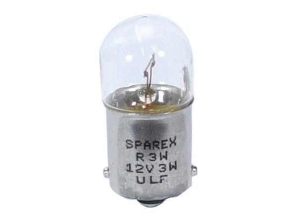 Pære12V, 3W, BA15s (Agripak 5 stk.)
