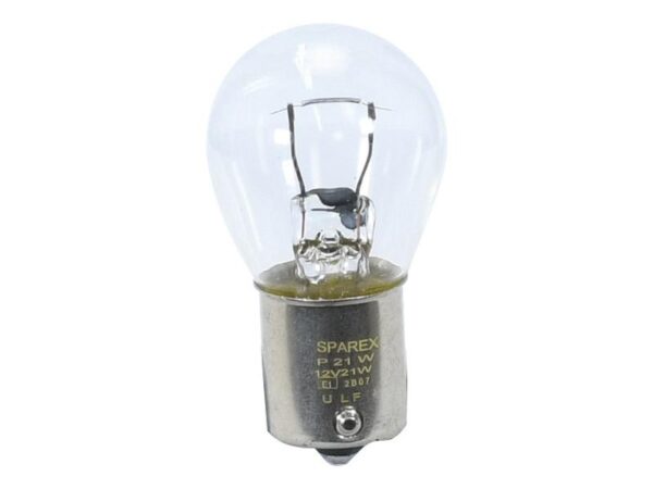 Pære P21W, 12V, 21W, BA15s (Agripak 3 stk.)