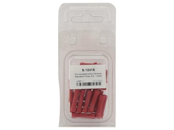 Kabelsko (samler), Standard Grip, 4.0mm, Rød (0.5 - 1.5mm) (Agripak 25 stk.)
