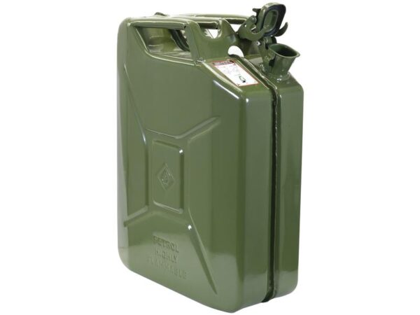 Metal Benzindunk - Grøn 20 liter (Unleaded Petrol)