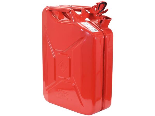 Metal Benzindunk - Rød 20 liter (benzin)