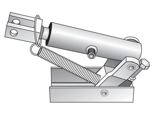 Bremsecylinder m/Konsol 20mm (firkantet)