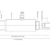Bremsecylinder Ø25 x 190mm