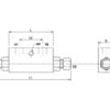 12721_pic10 MARCHESINI Overcenterventil dobbelt pilotstyret 3/8'' BSP (30 L/min Flowhastighed)