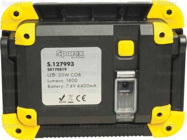 Arbejdslampe LED med Powerbank, 20W.
