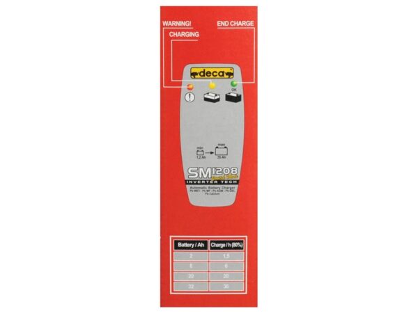 Batterilader - 12VV, 1.2 - 35Ah (Euro Stik)