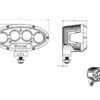 Arbejdslygte LED 7000lm (kl. 3)