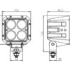 Arbejdslygte LED 7200lm (kl. 3)