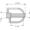 Låsesplit Stabilisator, Stift Ø14mm x 67mm