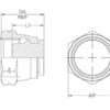 Hydraulikadapter M18 x 1.50 Millimeter Drejeligt endestykke