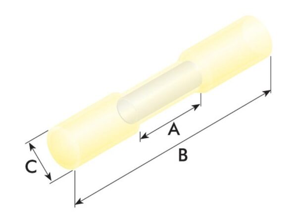 Krympesamler (m/tin) Gul