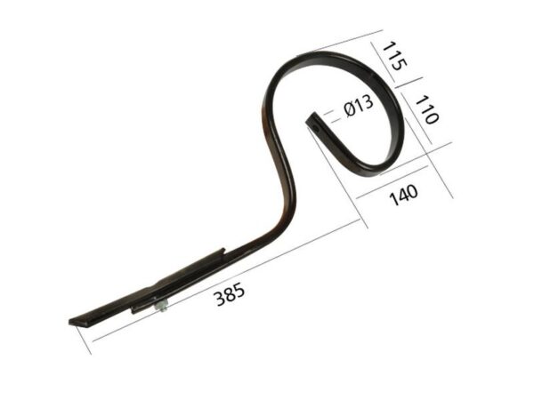 Harvetand 32x10x525mm