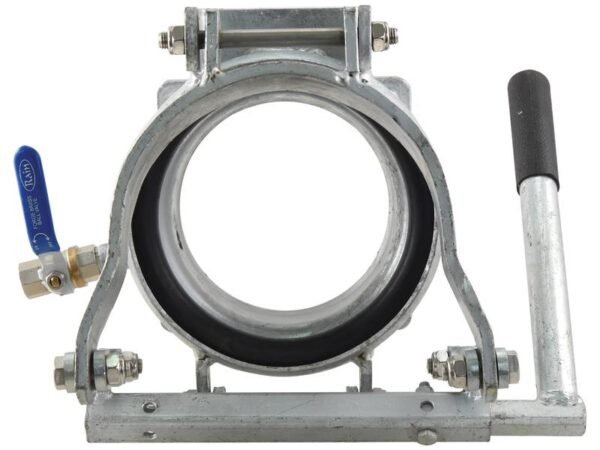 Kobling QR m/flange - Hun 6'' (159mm) x (150mm) (galvaniseret)