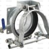 Kobling QR m/flange - Hun 6'' (159mm) x (150mm) (galvaniseret)