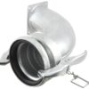 Bøjning 90° - 6'' (159mm) (galvaniseret)