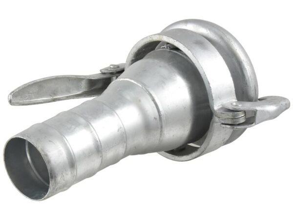 Kobling m/slangestuds og lukkebeslag - Hun 6'' (159mm) x4'' (102mm) (galvaniseret)