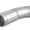 Bøjning 45° m/flange 6'' (150mm) x (150mm) (galvaniseret)