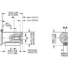 Danfoss Hydraulikmotor OMP50 50cc rev med 25mm Cylindrisk Aksel