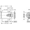 Trale Hydraulikmotor OMS315 315cc rev med 32mm Cylindrisk Aksel