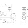 MARCHESINI Priority Ventil 3-vejs justerbar 3/8'' BSP (60 L/min Flowhastighed) Overskydende flow til tanken