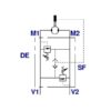 139555_pic11 MARCHESINI OMP, OMR Line ventil dual cross OMP/OMR Danfoss 1/2'' BSP (60 L/min Flowhastighed)