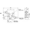 139561_pic10 MARCHESINI OMS Line ventil dual cross OMP/OMR Danfoss 1/2'' BSP (50 L/min Flowhastighed)