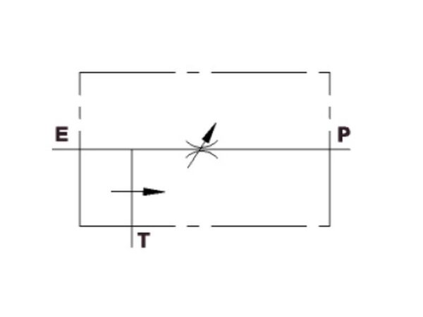 MARCHESINI Priority Ventil 3-vejs justerbar 1/2'' BSP (80 L/min Flowhastighed) Overskydende flow til tanken