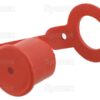 Sparex Støvhætte Rød PVC Passer på: 1/2'' Han-kobling