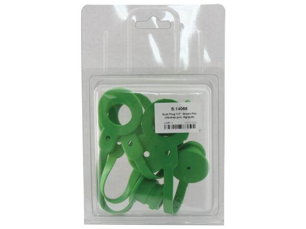 Sparex Støvhætte Grøn PVC Passer på: 1/2'' Han- og hunkobling (Agripak 4 stk.)