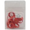 Sparex Støvhætte Rød PVC Passer på: 1/2'' Han- og hunkobling (Agripak 4 stk.)