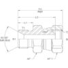 Hydraulikadapter 1'' BSP Han x 1'' BSP Drejelig hun