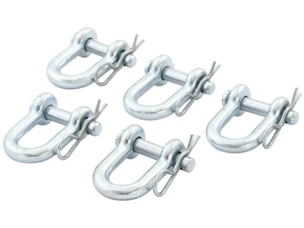 Sjækel (m/split), Stift Ø10mm, Kæbebredde: 18mm