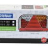 LED Baglygte, Funktion: 7, Lys, bremselys, blinklys, tågelys, baklys, nummerpladelys, refleks, Venstre, 12-36V
