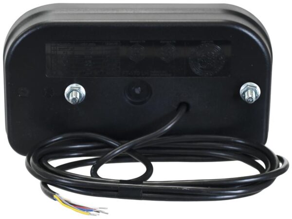 LED Baglygte, Funktion: 7, Lys, bremselys, blinklys, tågelys, baklys, nummerpladelys, refleks, Venstre, 12-36V
