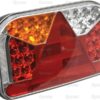 LED Baglygte, Funktion: 7, Lys, bremselys, blinklys, tågelys, baklys, nummerpladelys, refleks, Venstre, 12-36V