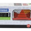 LED Baglygte, Funktion: 7, Lys, bremselys, blinklys, tågelys, baklys, nummerpladelys, refleks, Højre, 12-36V