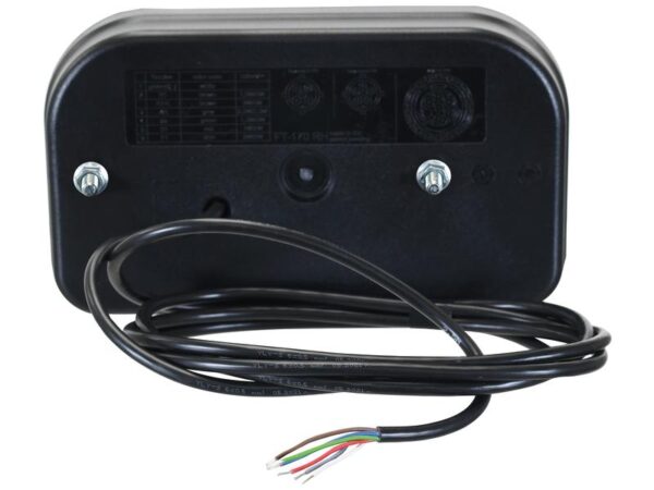 LED Baglygte, Funktion: 7, Lys, bremselys, blinklys, tågelys, baklys, nummerpladelys, refleks, Højre, 12-36V